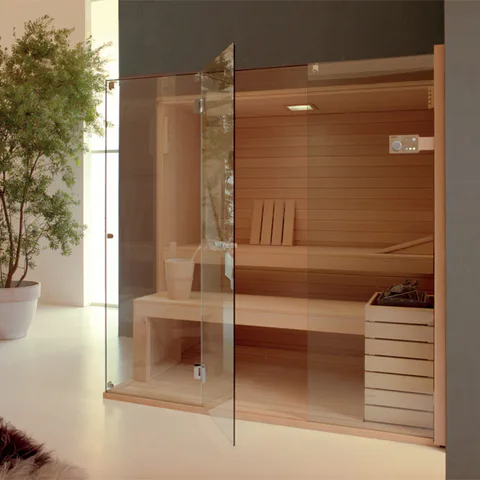 Effegibi Sky Corner 80 Био-Сауна 200x180xh201см, SX, отделка: канадский хемлок