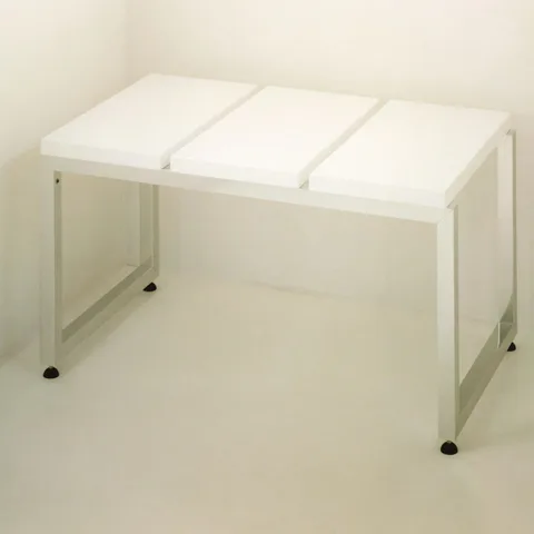 Eegibi Linea Alu Скамейка 3 сегмент 81x48x Н: 45см, отделка: тик