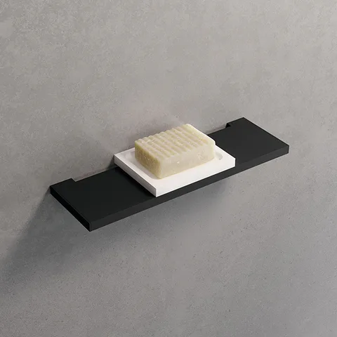 NOVELLINI FRAME Мыльница 120х97 мм., для установки на полку, цвет белый матовый