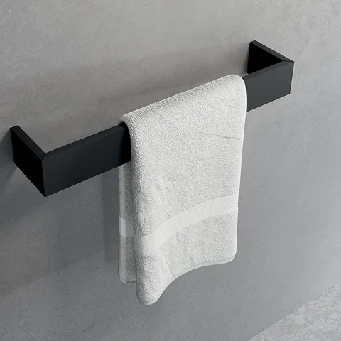NOVELLINI FRAME Полотенцедержатель 450х90 мм., цвет черный матовый