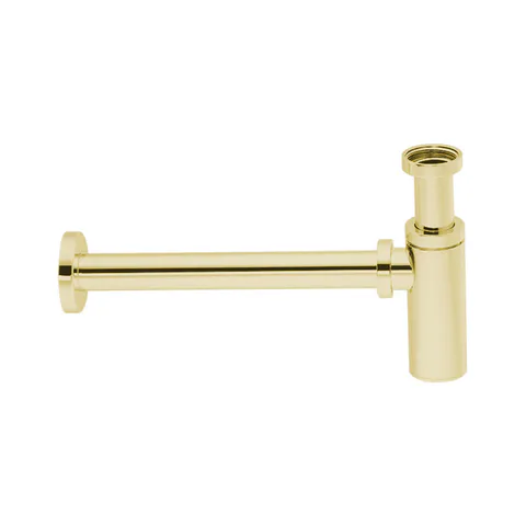 Gattoni Accessori Сифон под донный клапан 1/1,4" - цилиндрический, для раковины, цвет золото