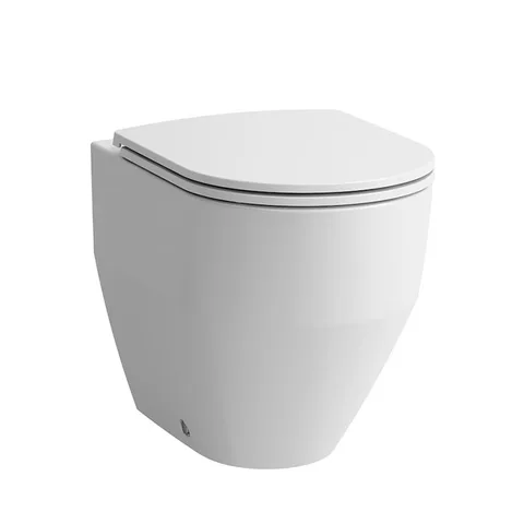 LAUFEN Pro  Унитаз напольный приставной, безободковый 36х53х43 см, слив универсальный,цвет белый