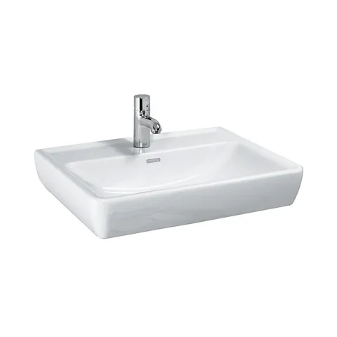 Laufen Pro Раковина 55х48х11,5 см,подвесная/накладная с 1 отв. под смеситель по центу, c переливом, цвет: белый