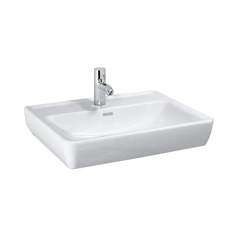 Laufen Pro Раковина 65х48х11,5 см,подвесная/накладная с 1 отв. под смеситель по центу, c переливом, цвет: белый