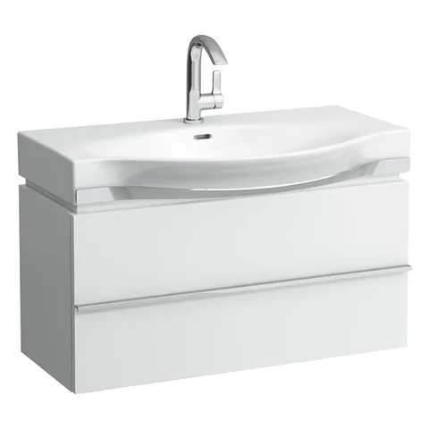 Laufen Palace Раковина консоль подвесная/накладная 900х510х110 мм, с 1 отв под см, c полотенцедерж хром, цвет белый (Продаем только с базой 4.0125.2)