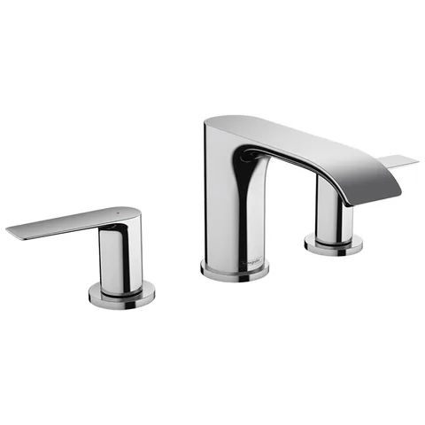 HANSGROHE VIVENIS Смеситель для раковины на 3 отверстия, с донным клапаном, цвет хром