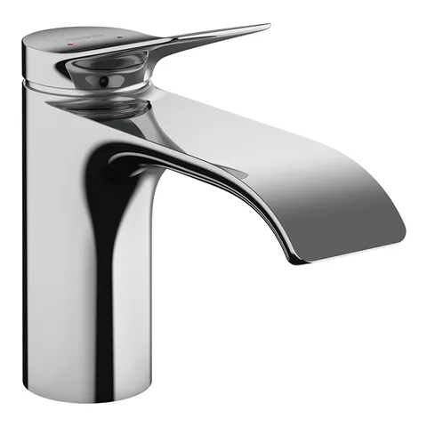 HANSGROHE VIVENIS Смеситель для раковины на 1 отверстие, однорычажный, высота излива 80 мм., с донным клапаном, цвет хром (Спеццена из наличия)