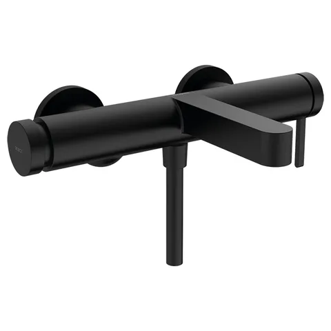 HANSGROHE FINORIS Смеситель для ванны настенный, однорычажный, цвет черный матовый