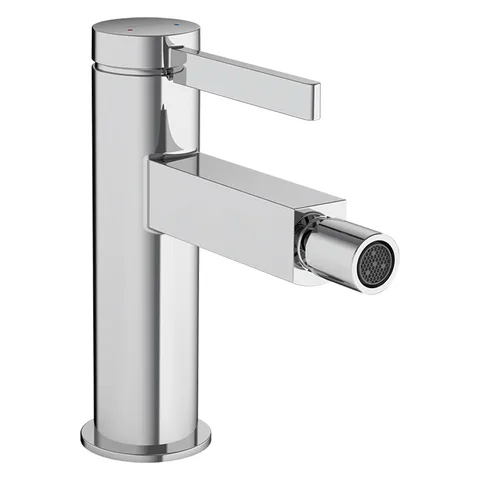 HANSGROHE FINORIS Смеситель для биде на 1 отверстие, однорычажный, с донным клапаном, цвет хром