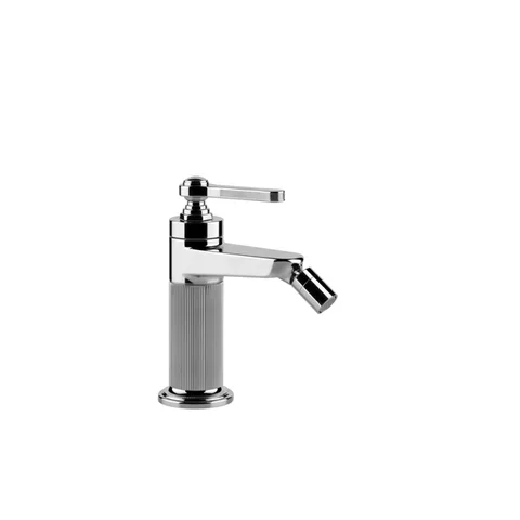 GESSI VENTI20 Смеситель для биде на 1 отверстие, однорычажный, в комплекте с донным клапаном, цвет хром