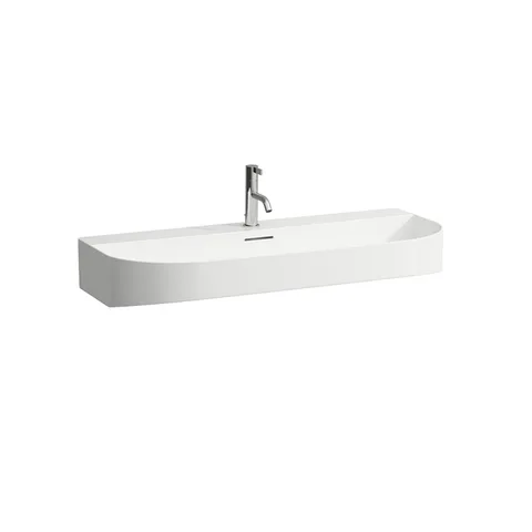 LAUFEN SONAR Раковина 1000x420x145 мм., с 1 отв для смесителя, с переливом, цвет белый (СО склада продаем с базами 4.0548.4.034.04 )
