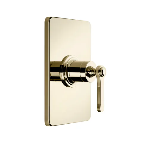 GESSI VENTI20 Смеситель встраиваемый, однорычажный, внешняя часть, цвет Brass PVD