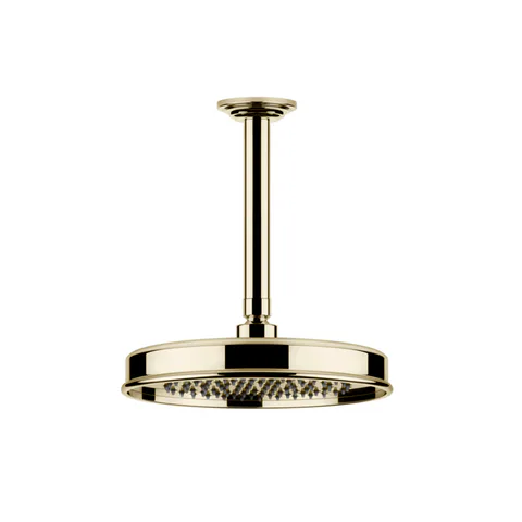 GESSI VENTI20 Верхний душ Ø200 мм., с потолочным держателем 288 мм., цвет Brass PVD