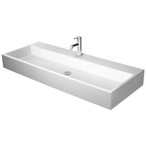 Duravit Vero Air Раковина 120 cm,  без перелива, с площадкой, с 1 отв. под смеситель, Цвет белый