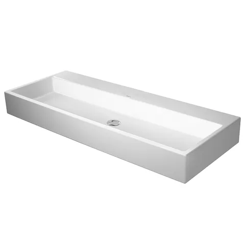 Duravit Vero Air Раковина 120 cm, без перелива, с площадкой, без отв. под смеситель, на столешницу, Цвет белый