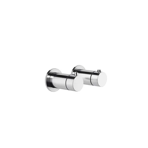GESSI ANELLO Внешние части для термостатического смесителя на 3 позиции, цвет хром