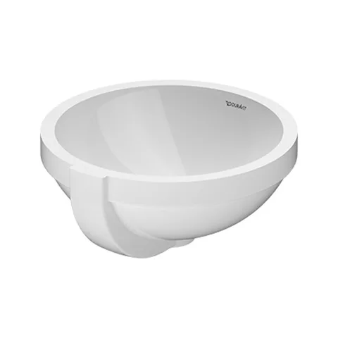 DURAVIT ARCHITEC Раковина &Oslash;325 мм., встраиваемая снизу, без отверстий для смесителя, с переливом, с креплением, цвет белый