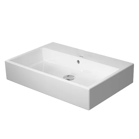 Duravit Vero Air Раковина 700х470 мм, с переливом, с площадкой, без отв. под смеситель, Цвет белый
