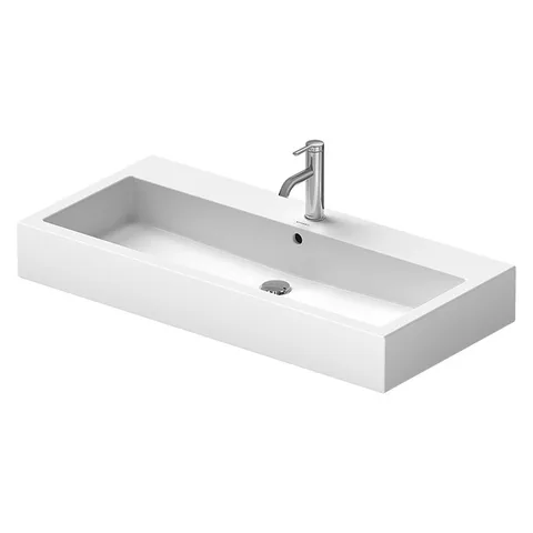 Duravit Vero  Раковина для мебели, с переливом, с 1 отв. под смес., 1000x470мм, Цвет: Белый