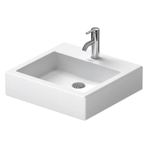 Duravit Vero Раковина  для мебели, с переливом, с 1 отв. под смес., 500x470мм, цвет: белый (Спец.цена из наличия)