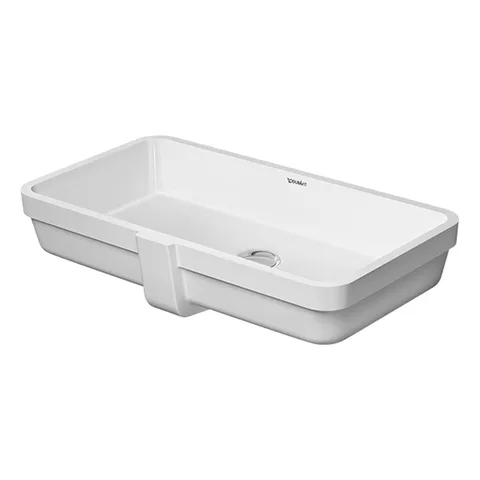 Duravit Vero Air Раковина встраиваемая 60х31 см, с переливом, без отв. под смеситель,  Цвет белый