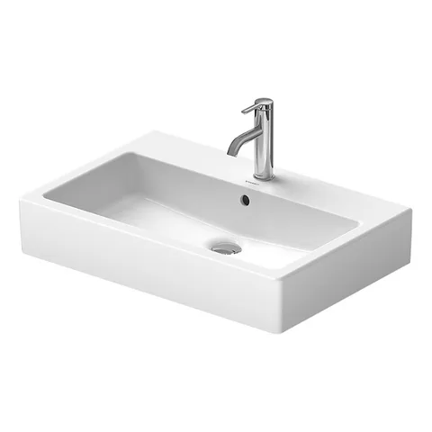 Duravit Vero Раковина  для мебели, с переливом, с 1 отврстием под смес., 700x470мм, Цвет: Белый