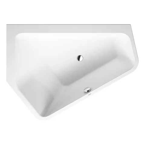 DURAVIT PAIOVA 5 Ванна угловая 1770х1300х580 мм., левая, с бесшовной панелью и рамой, акрил, цвет белый