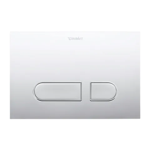 Duravit DuraSystem А1 Клавиша смыва для унитаза, 217х146,3 мм, двойной смыв цвет: хром (Спец.цена из наличия)