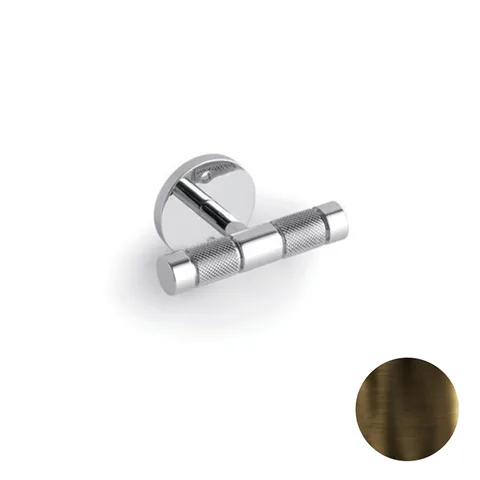 Bertocci Officina 01 Крючок двойной, цвет темная бронза
