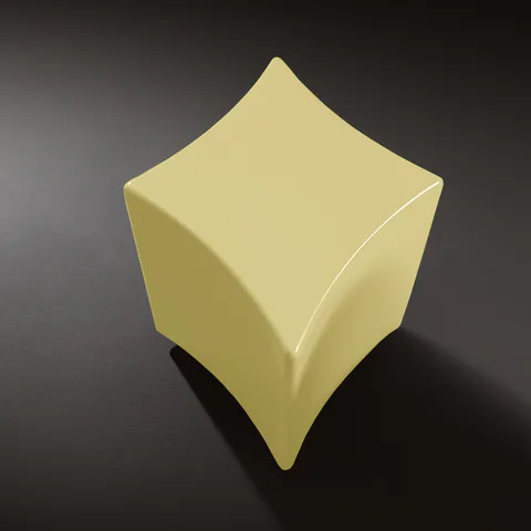 Kerasan Artwork Столик декоративный на стальной основе "QUADRI", 55х45х41 см, цвет золото