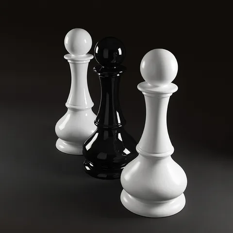 Kerasan Artwork Cтатуэтка декоративная Pedone, цвет белый глянцевый