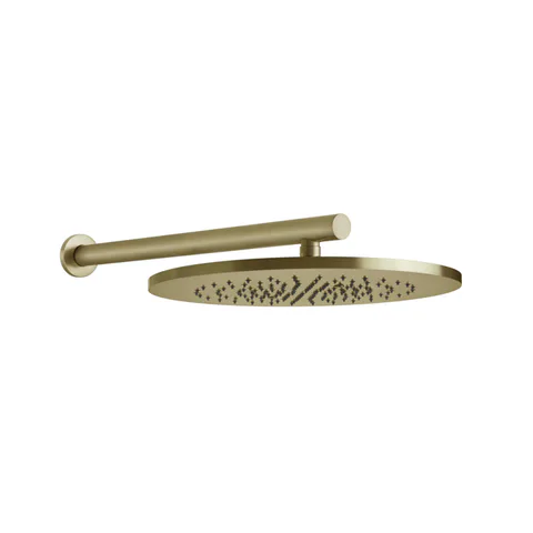 GESSI 316 Верхний душ Ø355 мм., с настенным держателем 450 мм.,  цвет Brushed Brass PVD
