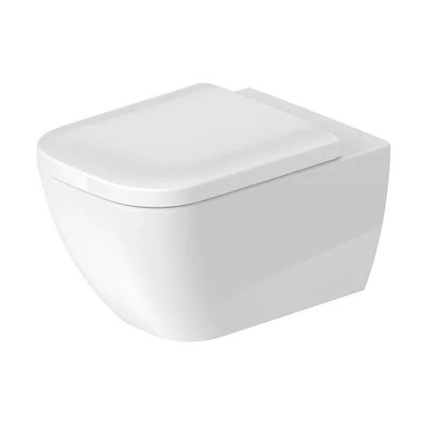 DURAVIT Happy D.2  Унитаз подвесной  безободковый 540х365 мм,   с креплением, цвет белый , внутри с  Hygiene- Glaze