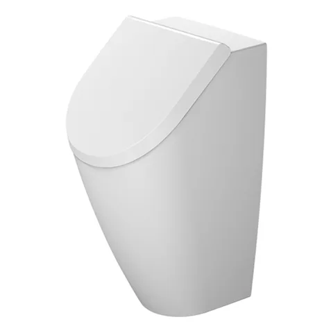 Duravit ME by Starck Dry Писсуар Duravit Rimless&reg; 0,5 л без смывного края, подача воды сзади, вкл. Крепеж,   Цвет: Белый
