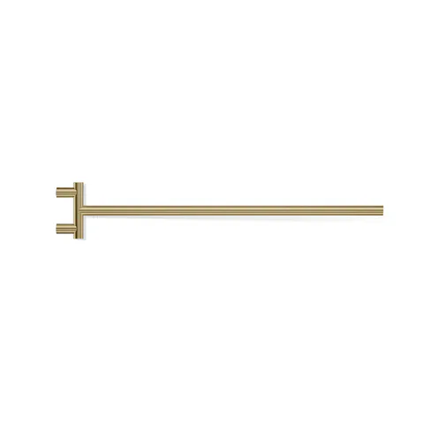 Decor Walther Mikado Полотенцесушитель 7x1.2x40см., подвесной, цвет: латунный матовый