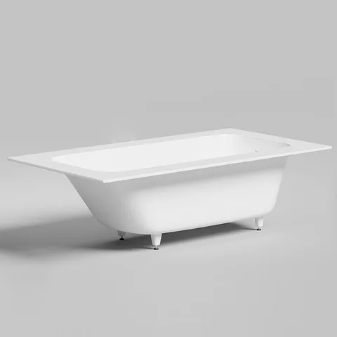 Salini ORLANDA PLUS KIT  Встраиваемая ванна 1900х1000х600мм, "Up&Down", сифон,  щелевой слив-перелив, S-Sense, глянцевый, белый