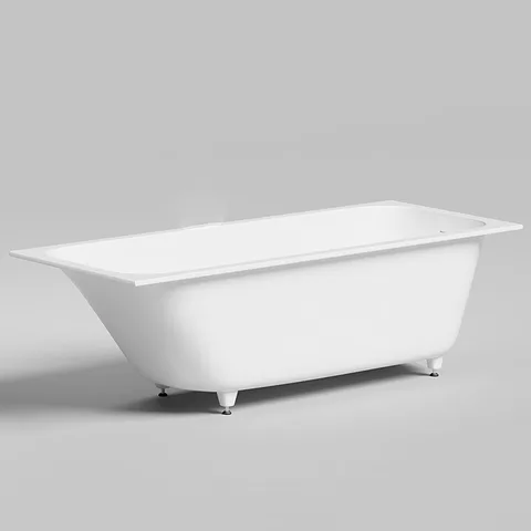 Salini ORLANDA KIT Встраиваемая ванна 1700х700х600мм, "Up&Down", сифон,  щелевой слив-перелив, мат-л: S-Sense, глянцевый, белый. Фурнитура: белая.