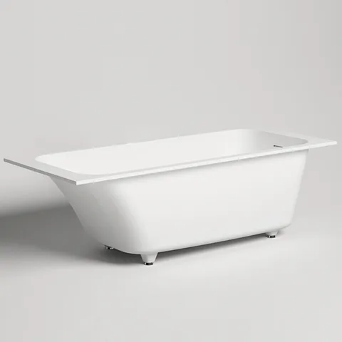 Salini ORLANDA KIT Встраиваемая ванна 1600х700х600мм, "Up&Down", сифон,  щелевой слив-перелив, мат-л: S-Sense, матовый, белый. Фурнитура: белая.