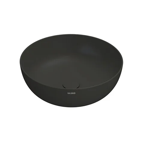 GLOBO T-Edge Раковина-чаша на столешницу d45, H 16 см, без отв под смеситель, цвет smoke