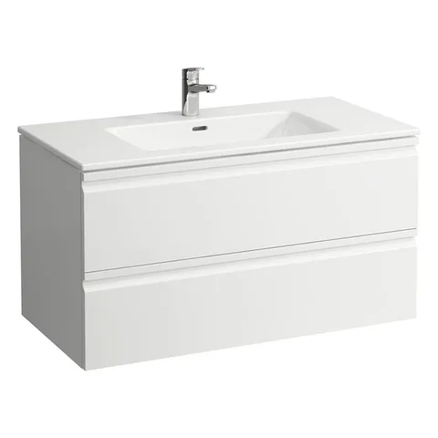 LAUFEN PRO S База с раковиной 600x500x545 мм с мех. мягкого закрывания, с 2 ящиками, с 1 отв для смес.цвет  белый глянцевый