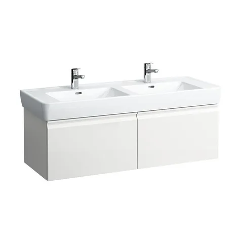 LAUFEN PRO S Раковина двойная  1300x480х115 мм , с 1 отв под смесит, цвет белый глянц (НЕ ПРОИЗВОДИТСЯ!)