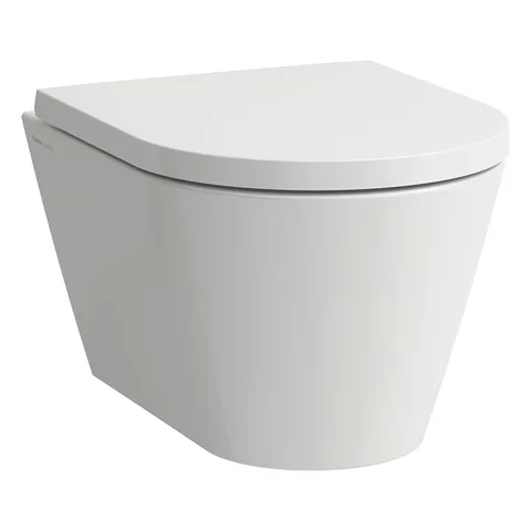 LAUFEN KARTELL Унитаз подвесной укороченный 490x370x285(430) мм., безободковый, цвет белый матовый (ВРЕМЕННО не поставляем!)