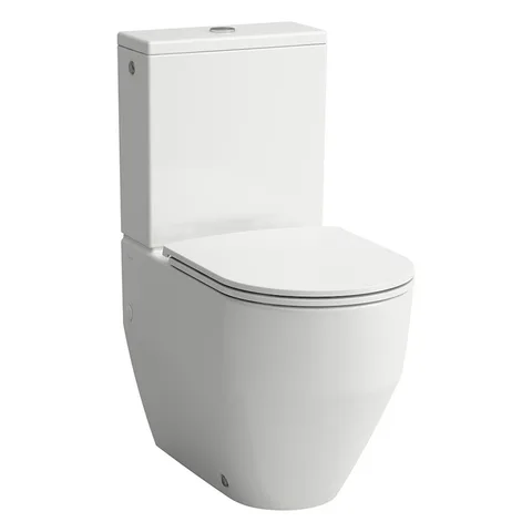 Laufen Pro Унитаз моноблок приставной 650х360х440 мм, боков отверст. для нижней подводки,для бачка 82995.3/5, цвет белый , покрытие LCС