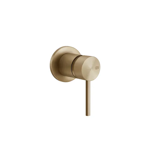 GESSI 316 Встраиваемый смеситель, на 1/2", 1 источник (внешние части), цвет: warm bronze brushed pvd
