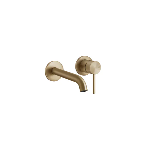 GESSI 316 Встраиваемый смеситель с изливом 210-180мм (внешние части), цвет: warm bronze brushed pvd