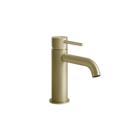 GESSI 316 Смеситель для раковины на 1 отверстие, без донного клапана, цвет Brushed Brass PVD