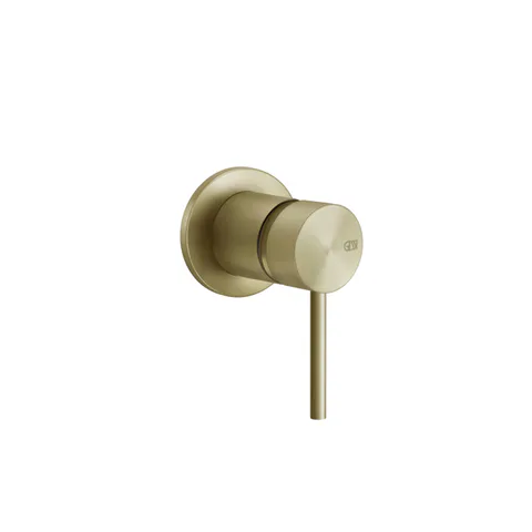 GESSI 316 Смеситель встраиваемый, однорычажный, внешняя часть, цвет Brushed Brass PVD