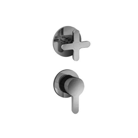 Fantini Icona Classic Встраиваемый смеситель для душа на 2 источника, 1/2", (наружняя часть), цвет: хром