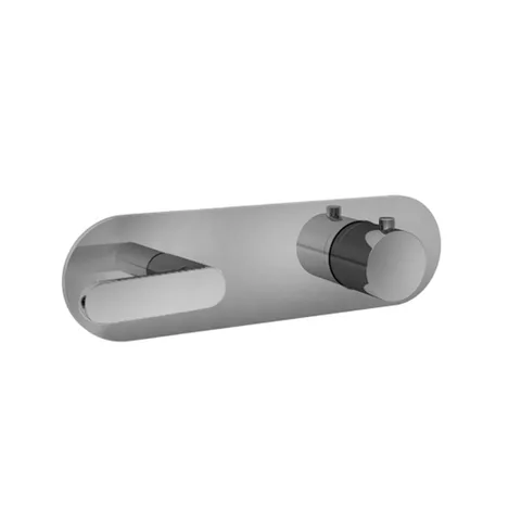 Fantini Icona Deco Встраиваемый термостат для душа на 2 ист, 3/4", (наружняя часть), цвет: хром