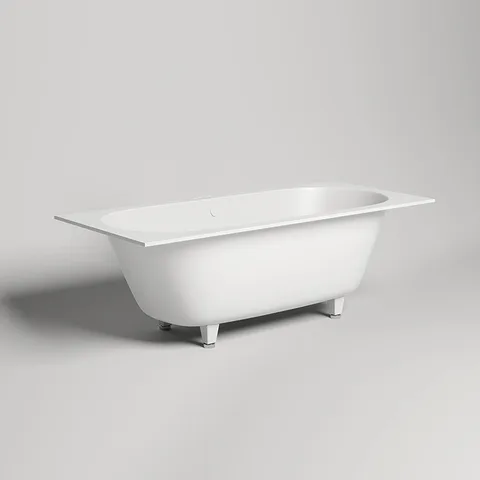 Salini ORNELLA AXIS 180 Встраиваемая ванна 1800х800х600мм, прямоугольная ,мат-л: S-Stone, белый матовый (без слива-перелива)